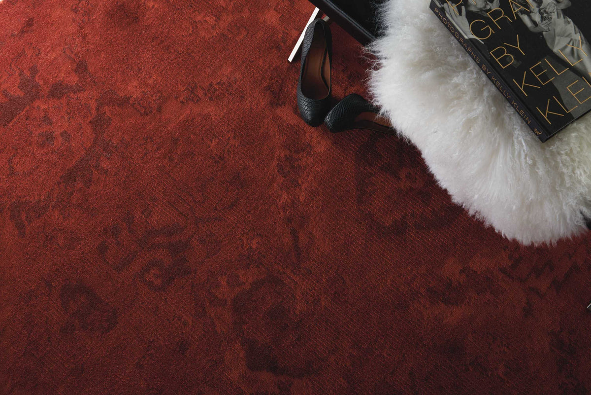 Nightfall NGT01 Flame Rug - room scene