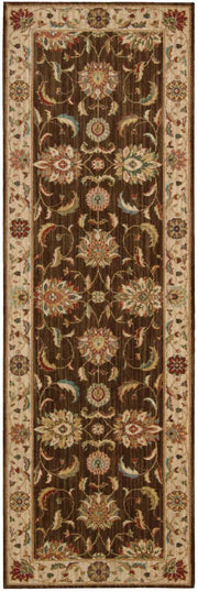 Living Treasures LI04 Brown Rug - Runner
