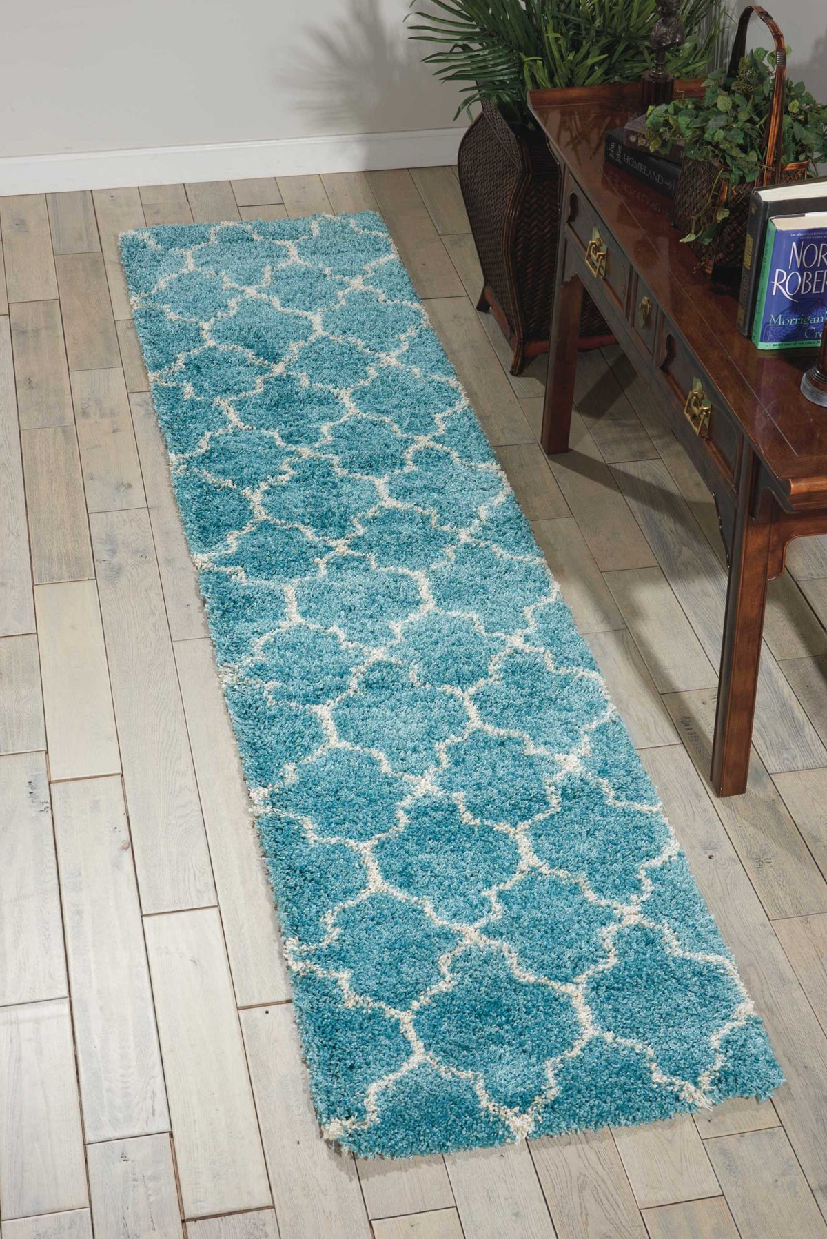 Amore AMOR2 Aqua Rug - room scene