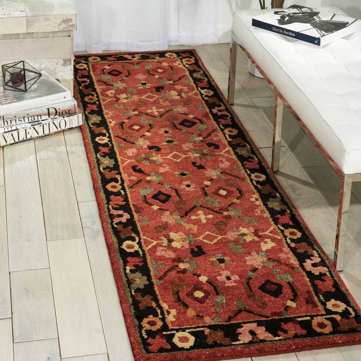Tahoe TA12 Rust Rug - room scene