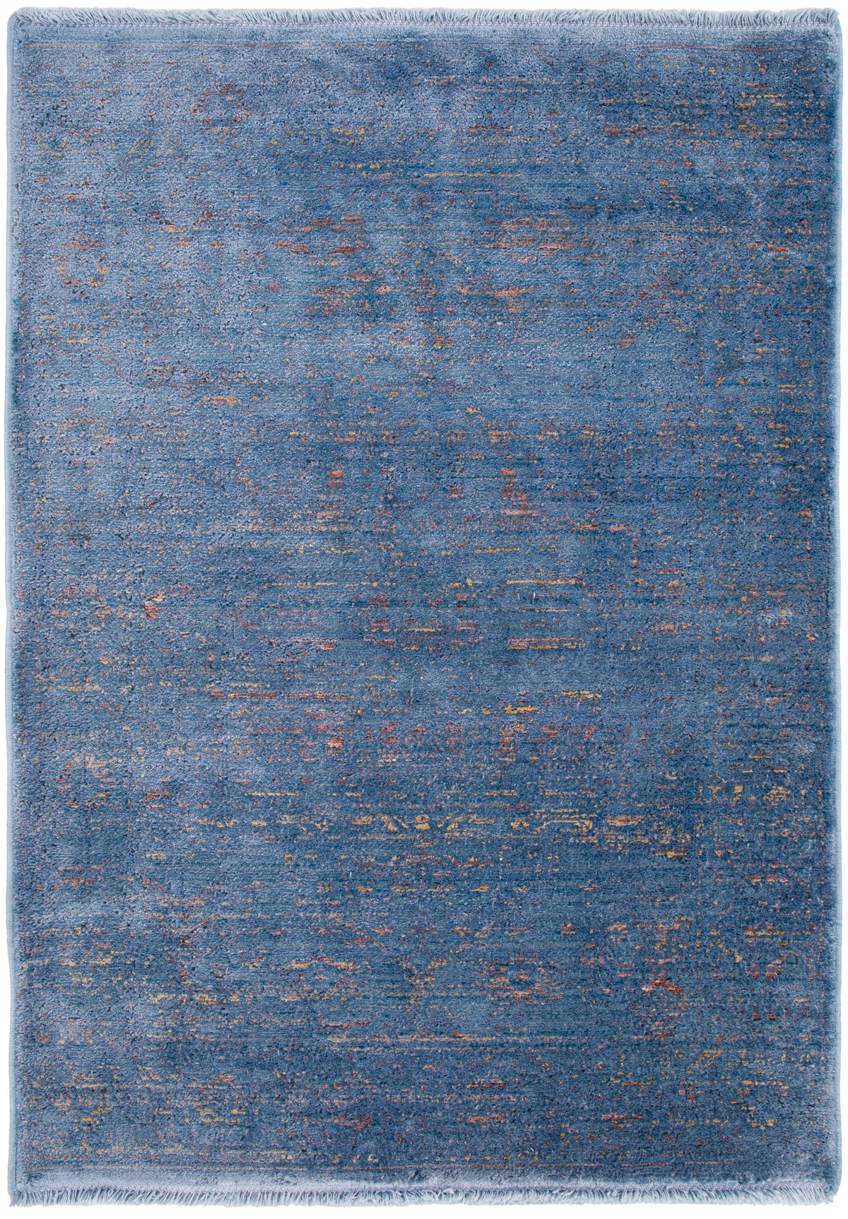 Luxurious LRS01 Blue Rug - Rectangle