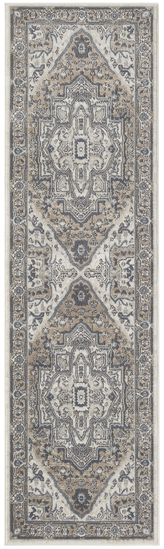 Quarry QUA18 Ivory Taupe Rug - Runner