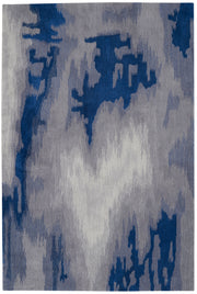 Symmetry SMM10 Grey Blue Rug - Rectangle