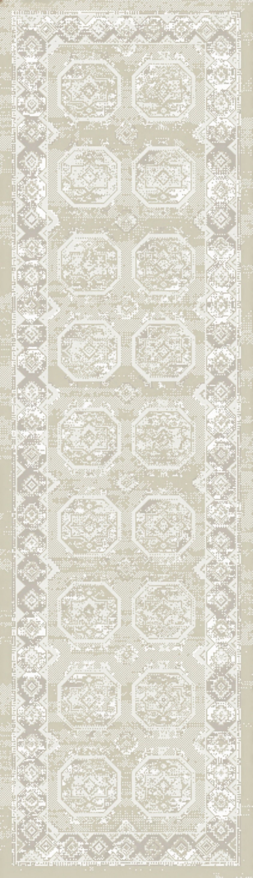 Dekor DEK01 Ivory Beige Rug - Runner
