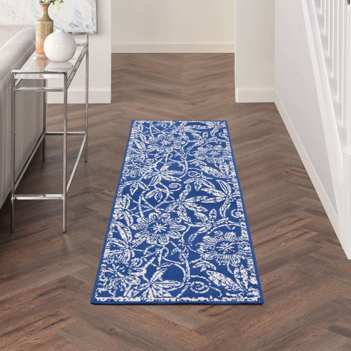 Whimsicle WHS05 Navy Rug - room scene