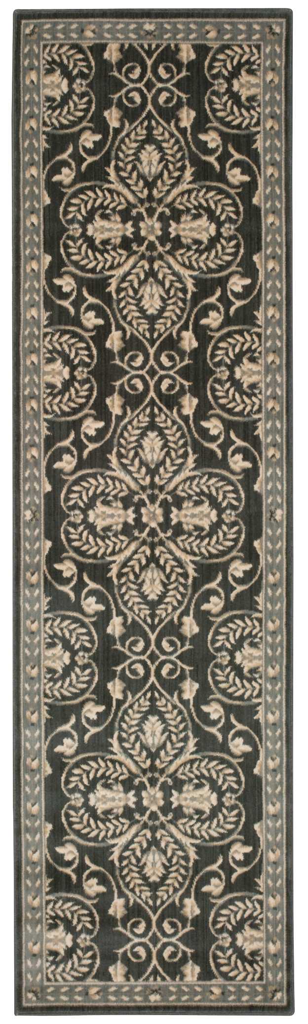 Riviera RI01 Graphite Rug - Runner