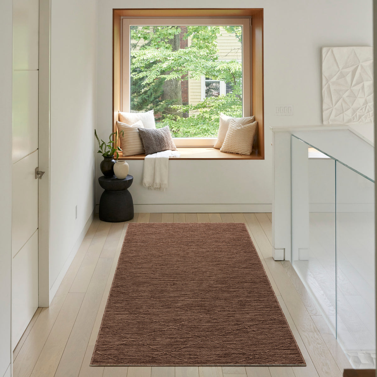 Washable Solutions WSL01 Mocha Rug - room scene