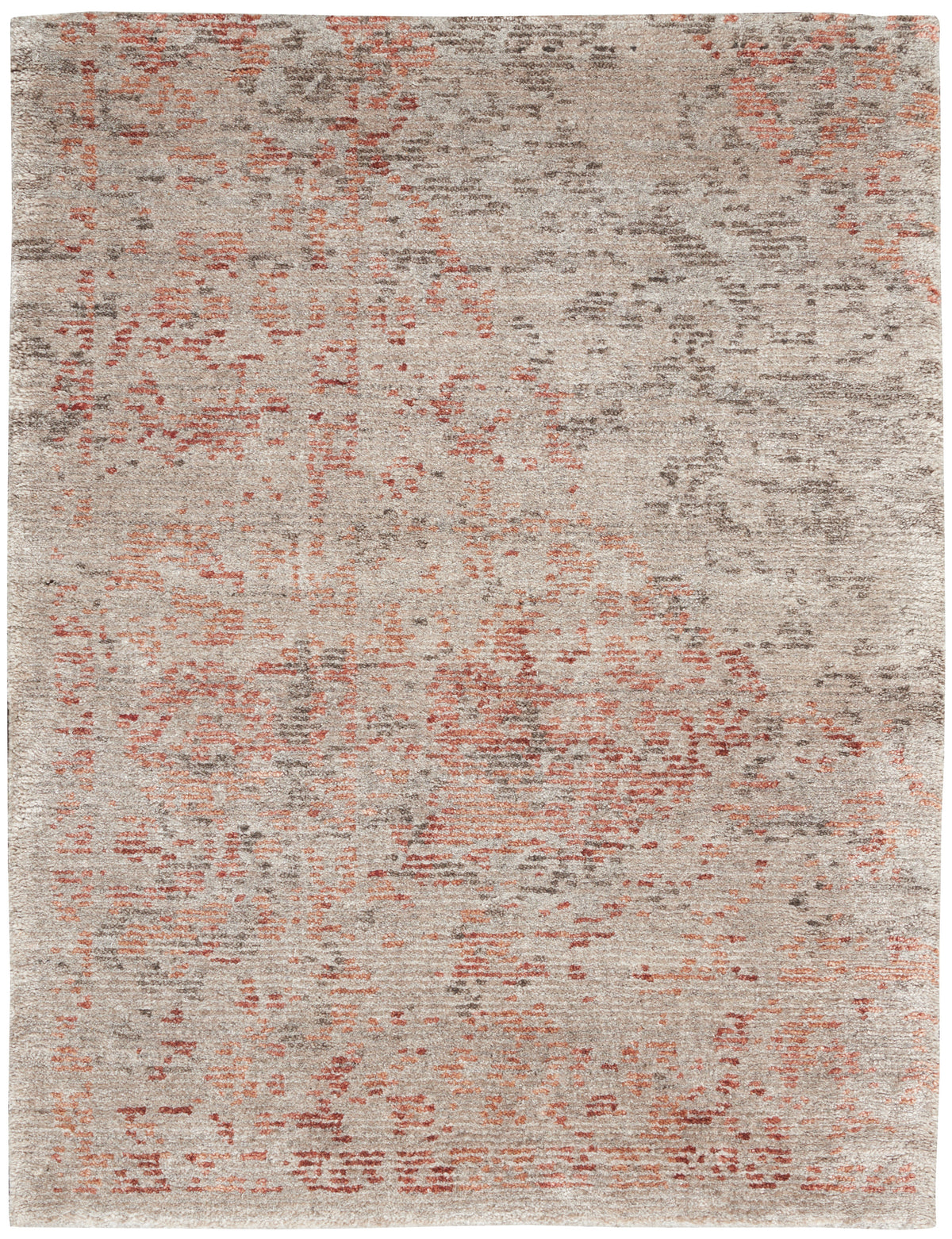 Lucent LCN07 Silver Red Rug - Rectangle