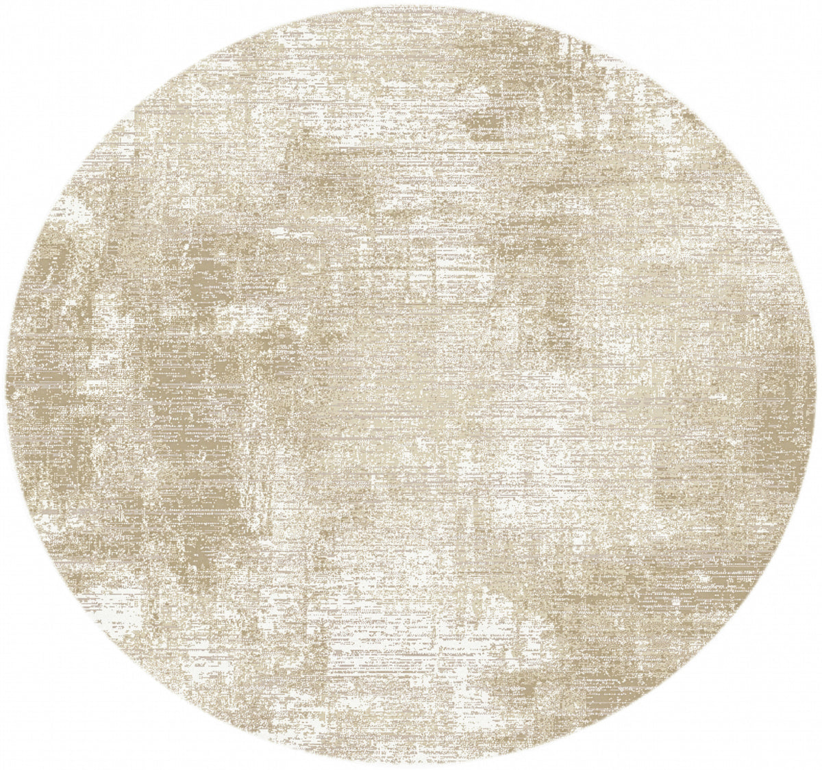 Dekor DEK07 Ivory Beige Rug - Round