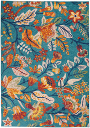 Allur ALR09 Turquoise Multicolor Rug - Rectangle