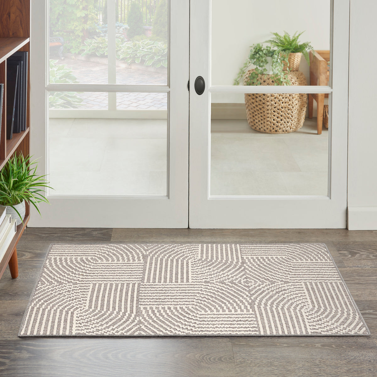 Natural Texture NTX02 Grey Ivory Rug - room scene