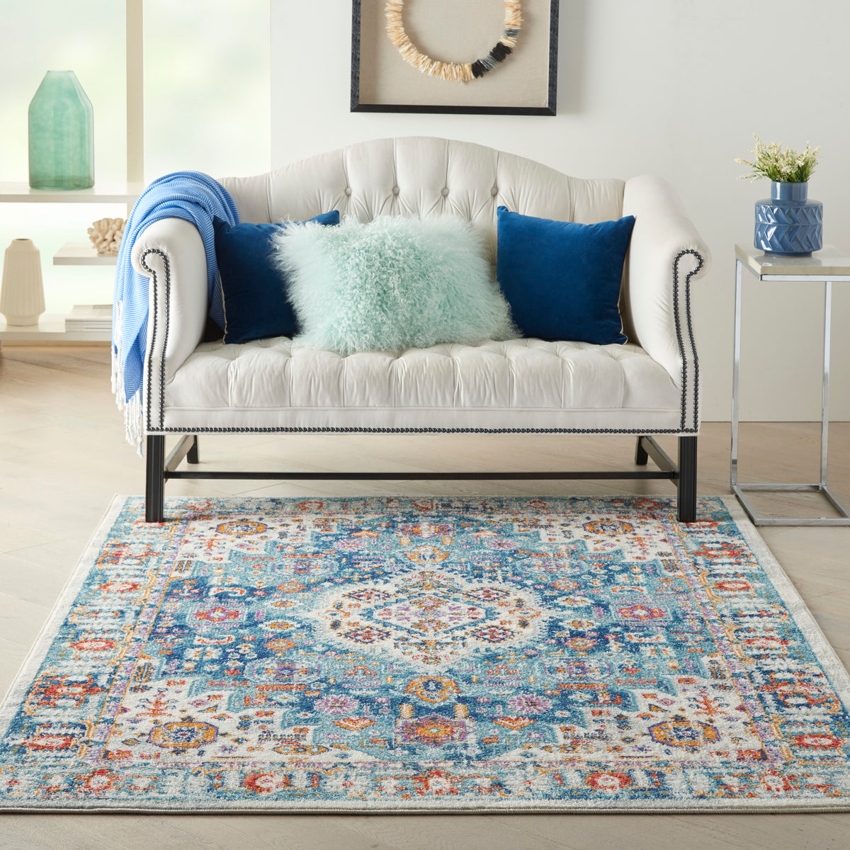 Passion PSN29 Ivory Multicolor Rug - room scene