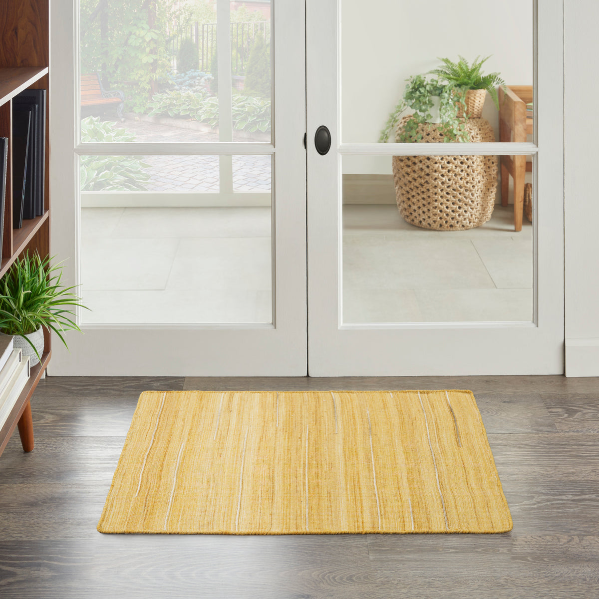 Interweave IWV01 Yellow Rug - room scene