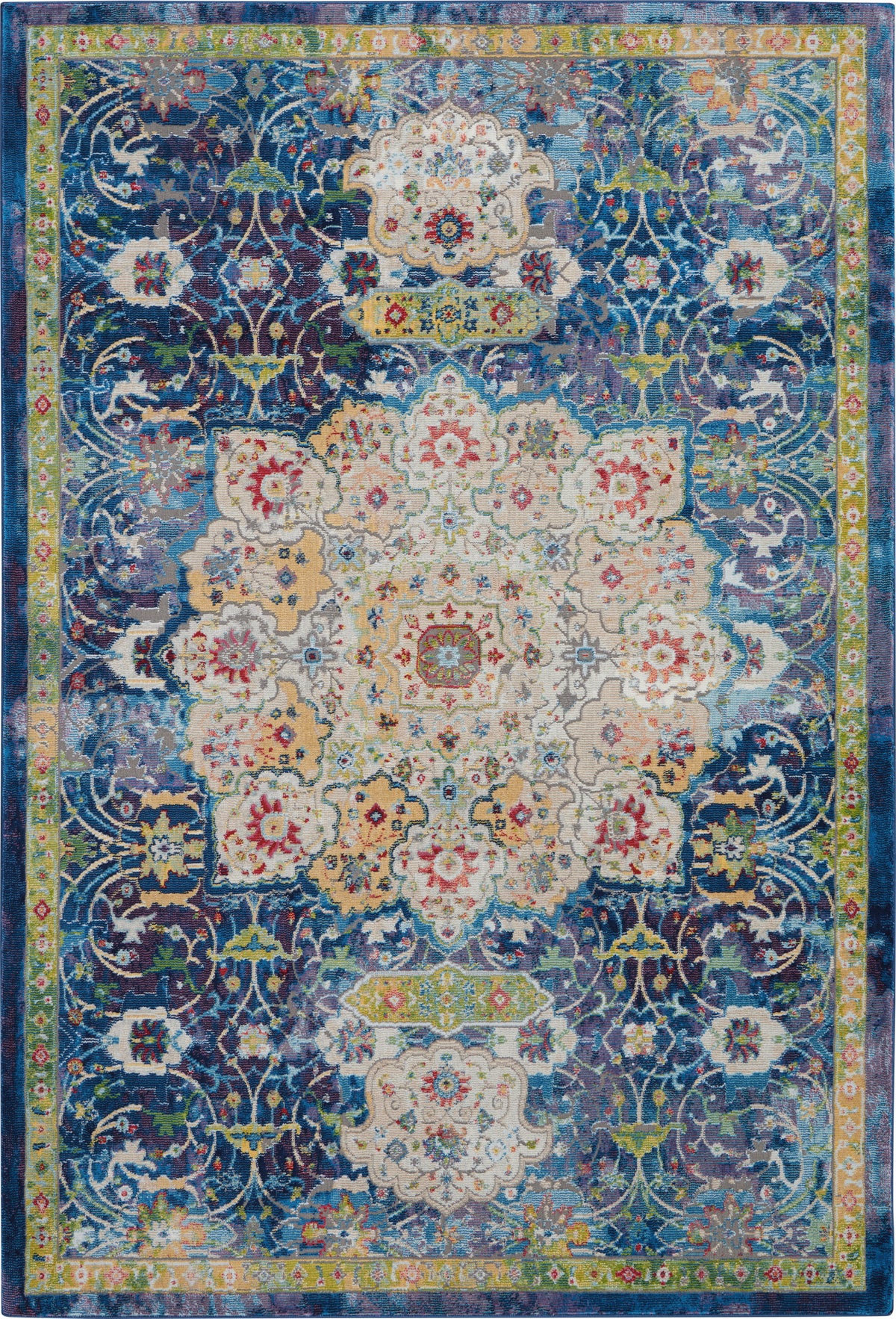 Ankara Global ANR03 Blue Rug - Rectangle