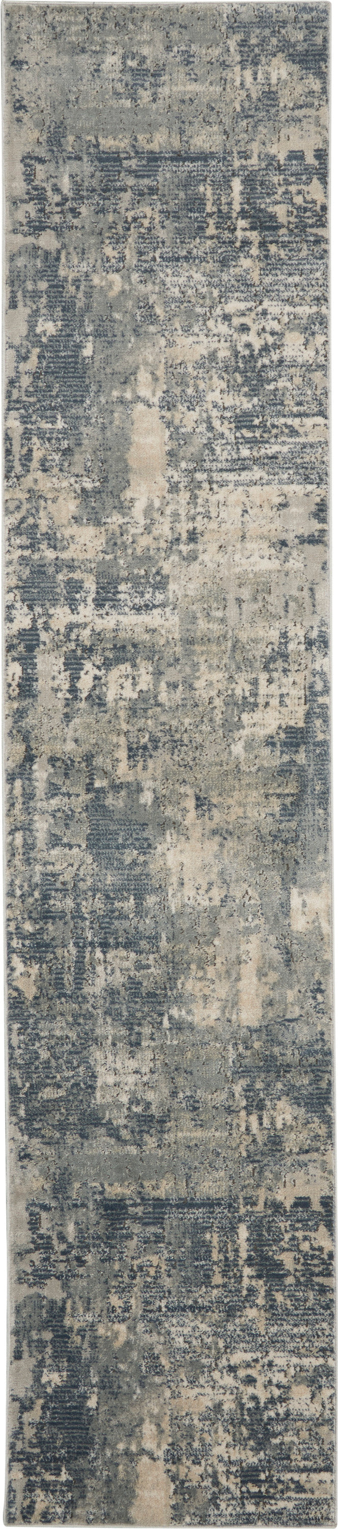 Quarry QUA04 Grey Beige Rug - Runner