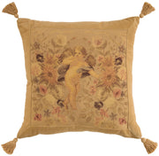 Vintage Pillow V8073 Beige 24" x 24" Throw Pillows