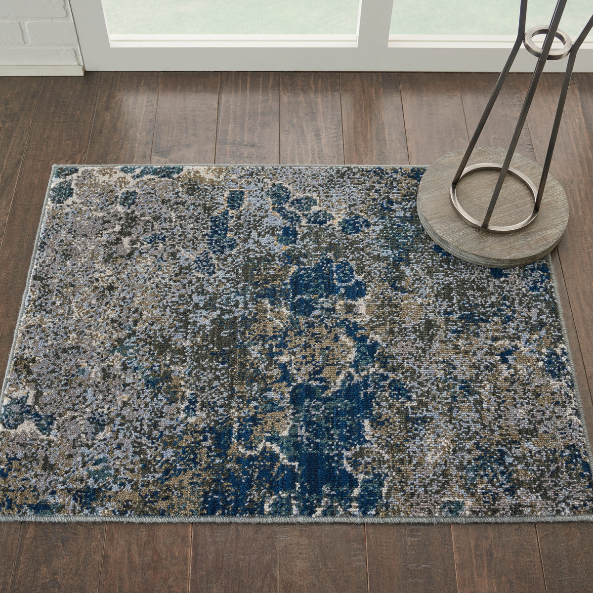 Artworks ATW02 Blue Grey Rug - room scene