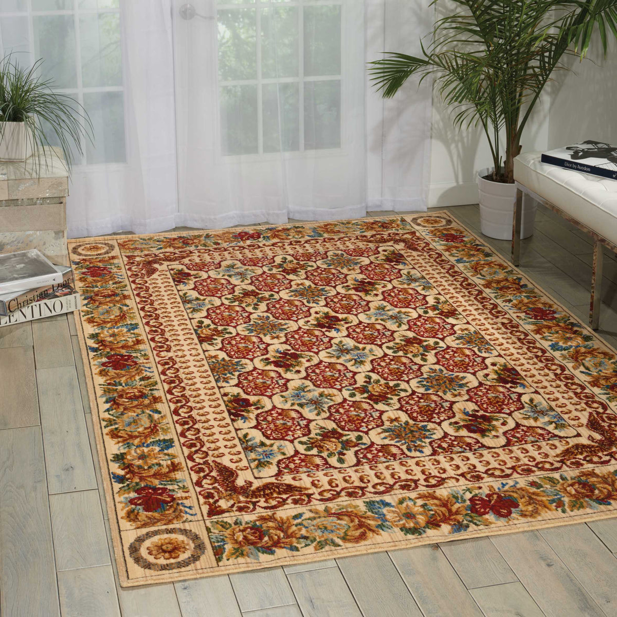 Timeless TML13 Multicolor Rug - room scene