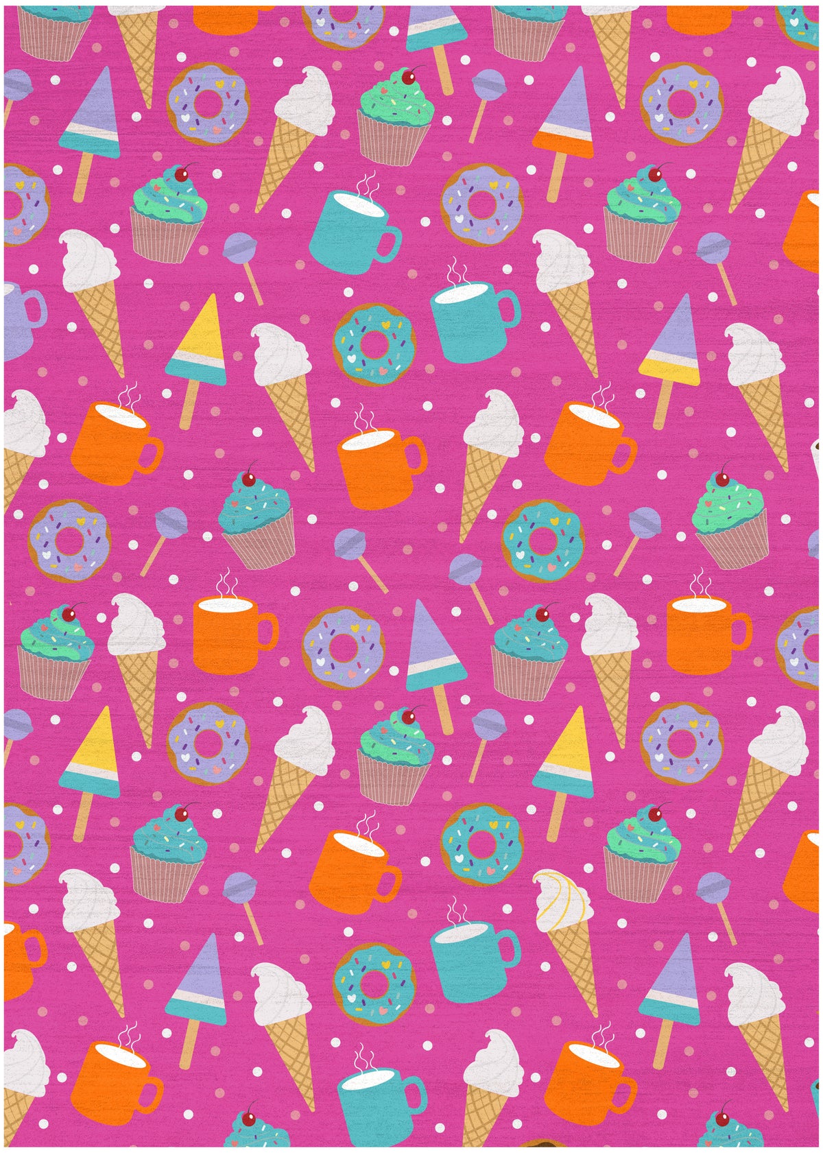 Imagination IMA19 Pink Multicolor Rug - Rectangle