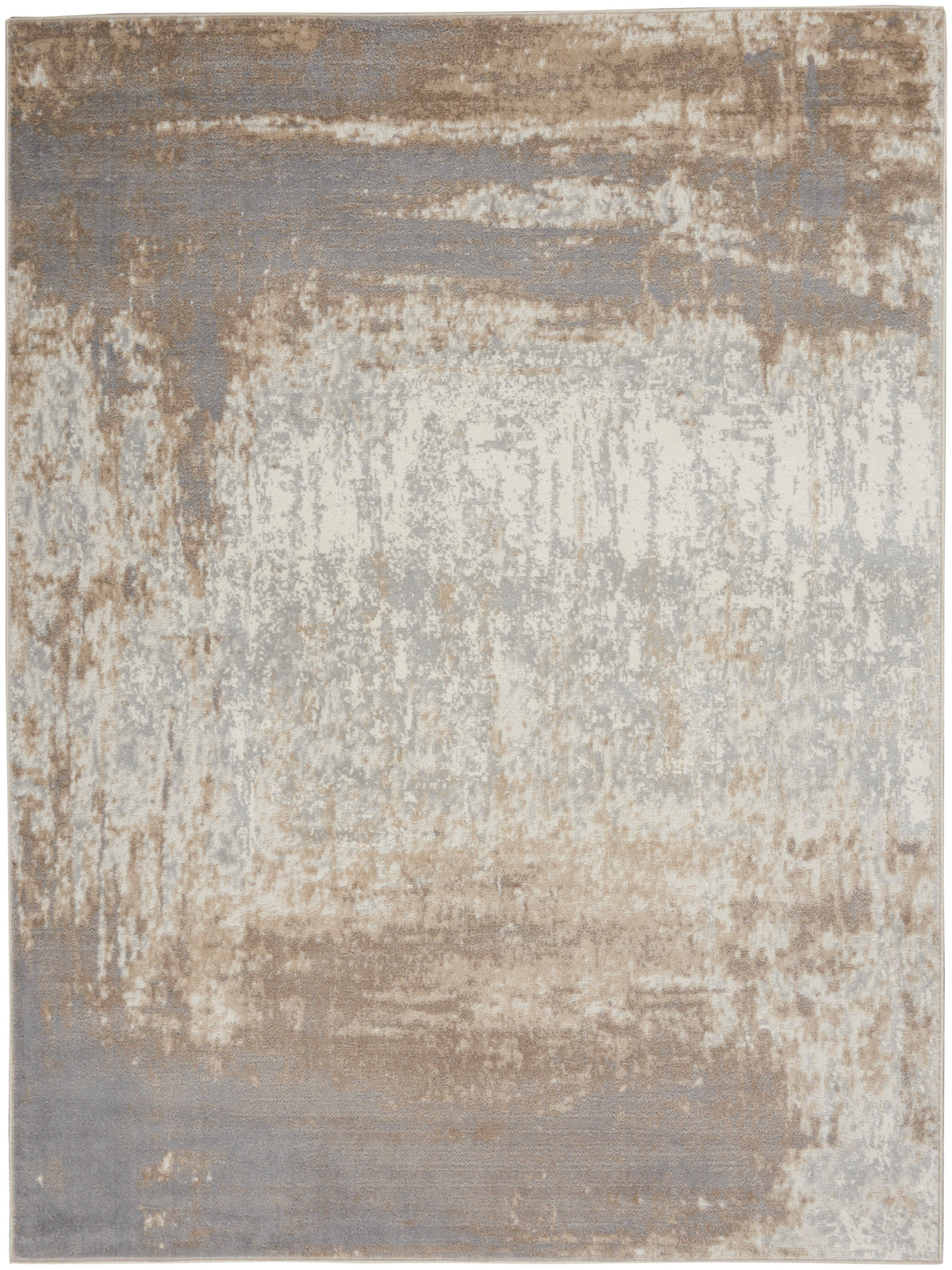 Elation ETN07 Grey Ivory Rug - Rectangle