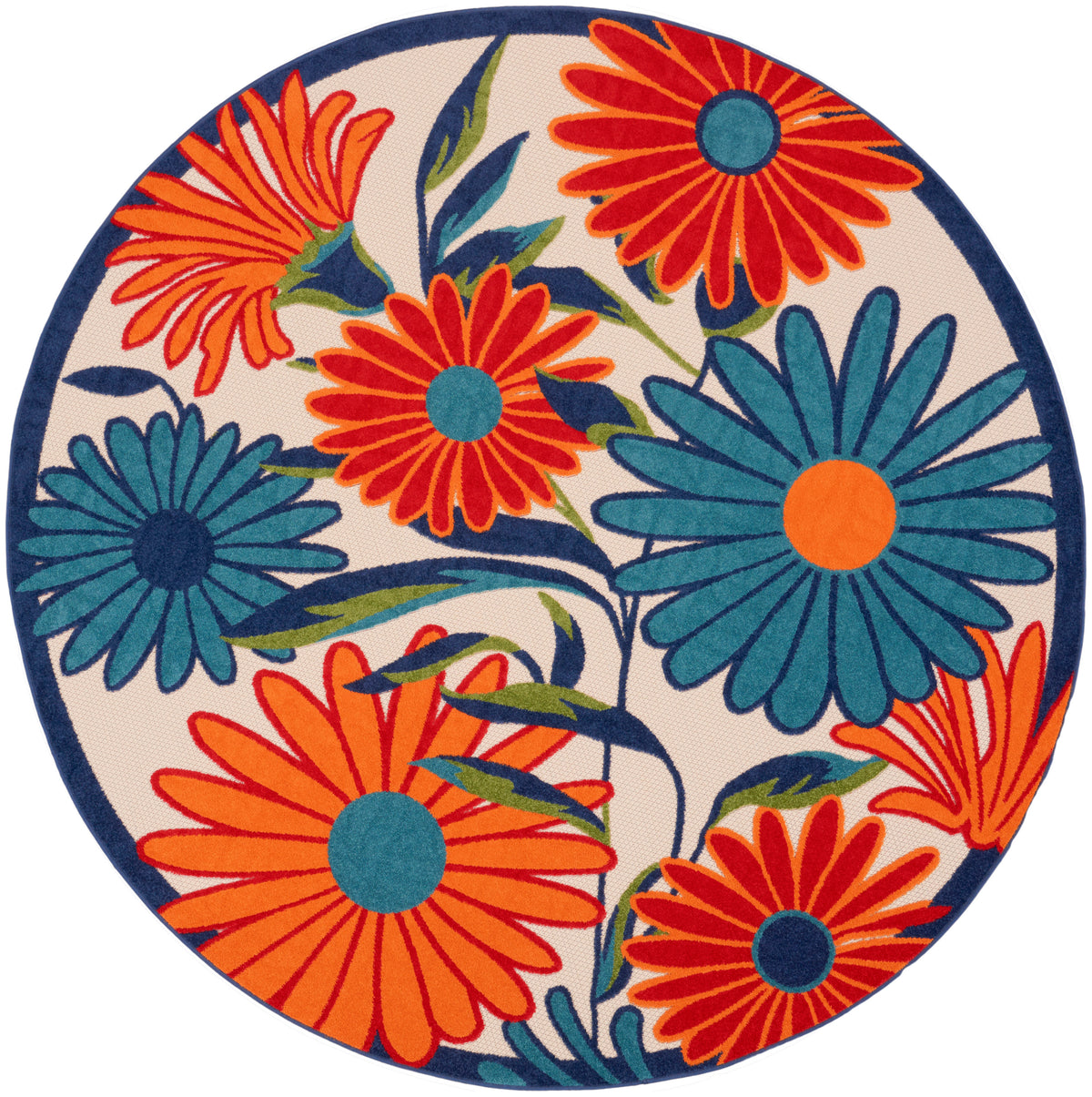 Aloha ALH33 Multicolor Rug - Round