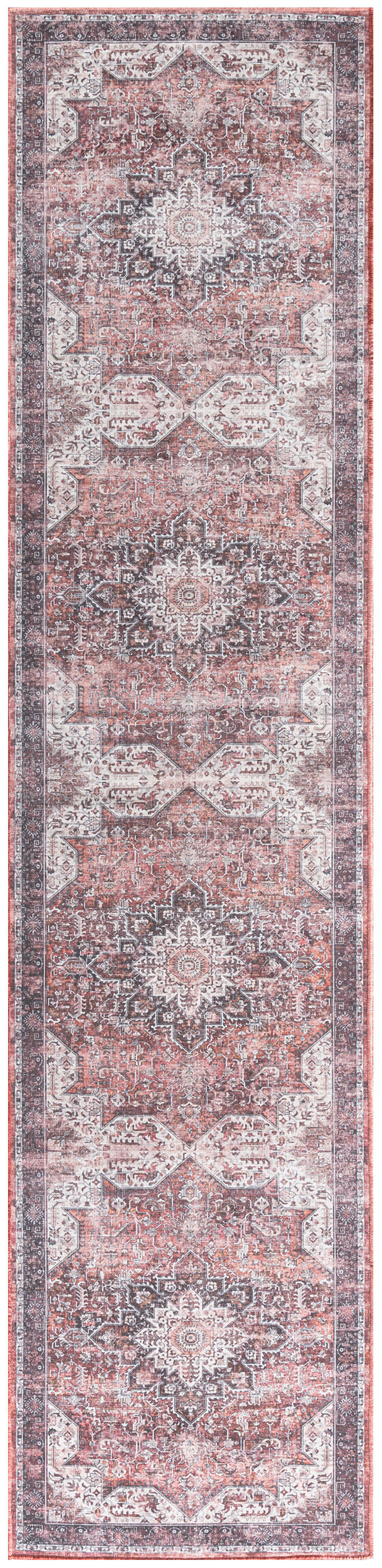 Nourison Washables NWB15 Red Rug - Runner