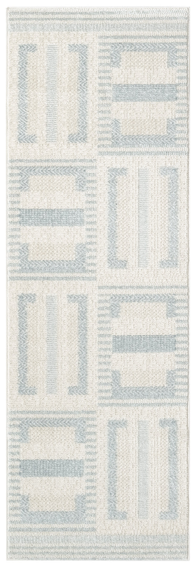 Nordic NRC11 Ivory Blue Rug - Runner