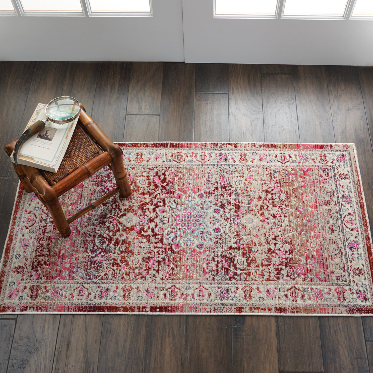 Vintage Kashan VKA01 Red Rug - room scene