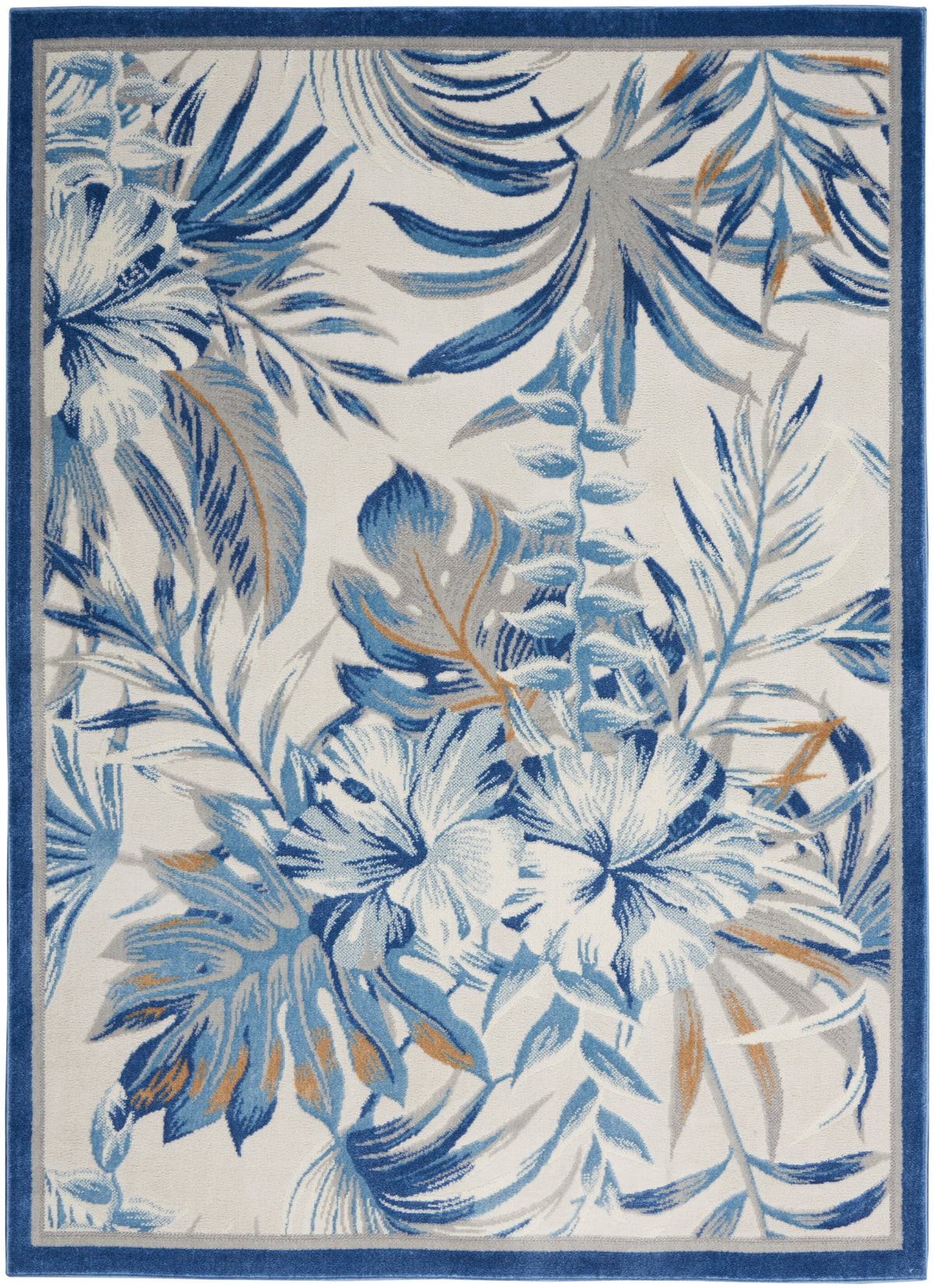 Seaside SDS02 Ivory Blue Rug - Rectangle