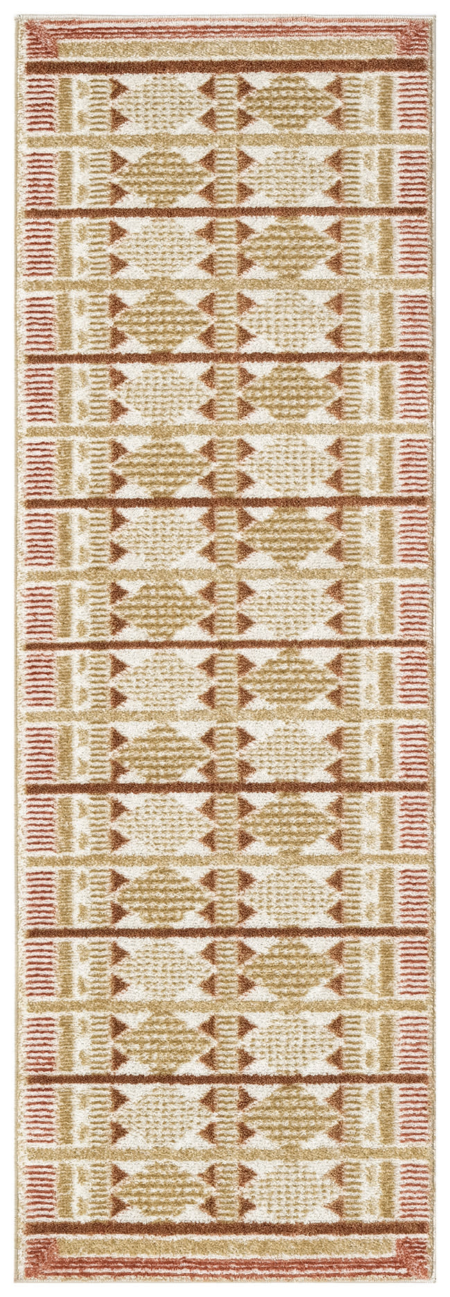 Nordic NRC06 Rust Rug - Runner