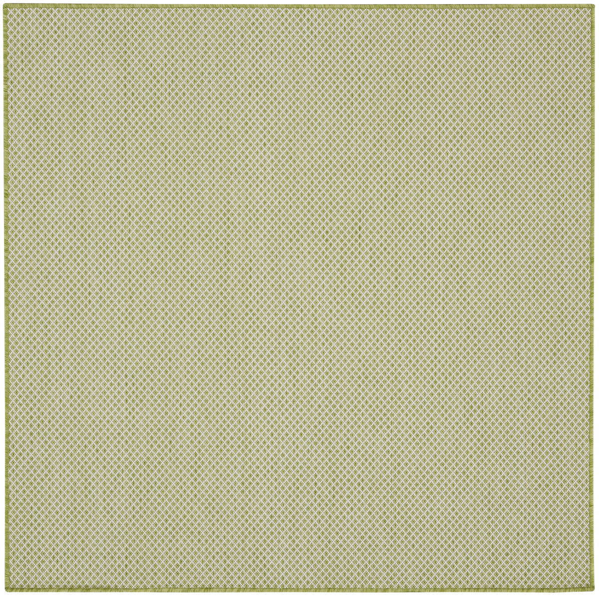 Courtyard COU01 Ivory Green Rug - Square