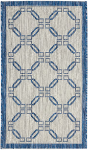 Country Side CTR02 Ivory Blue Rug - Rectangle