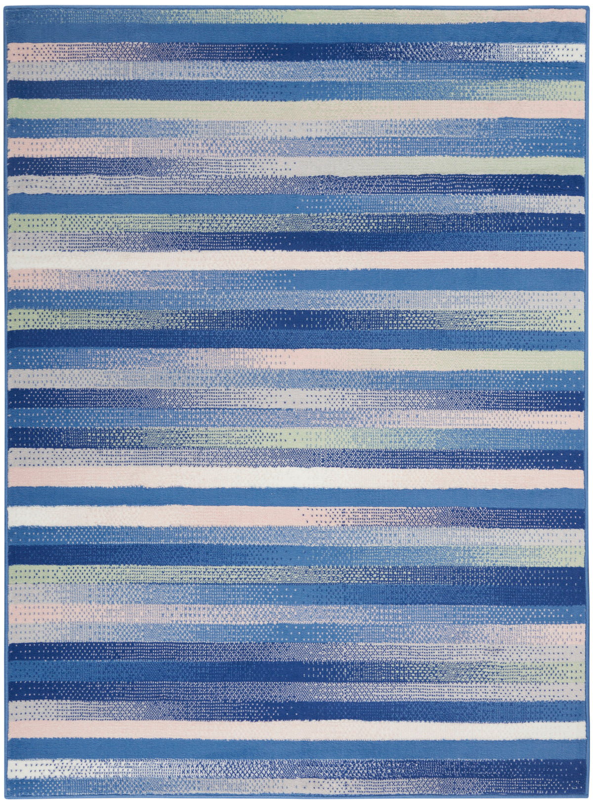 Whimsicle WHS12 Blue Multicolor Rug - Rectangle