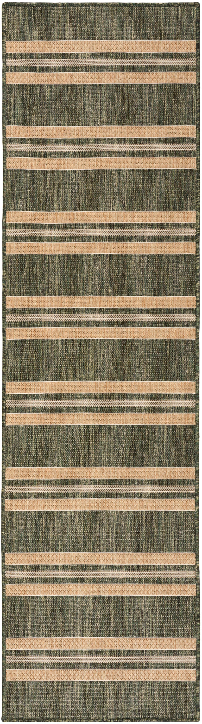 Horizon Indoor/Outdoor HOZ05 Green Rug - Runner