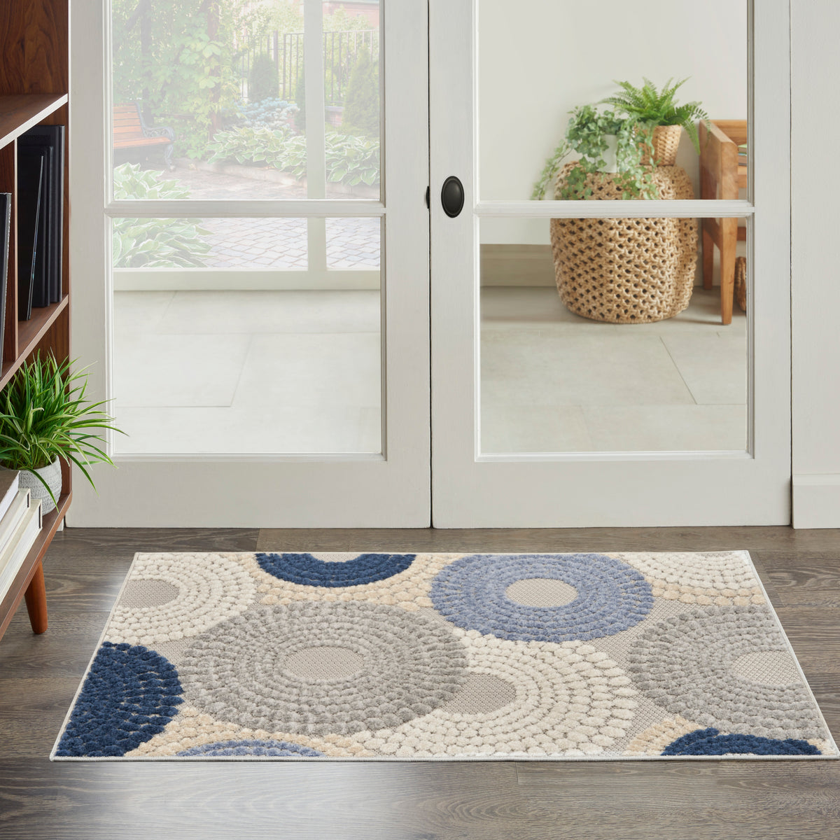 Aloha ALH29 Blue Grey Rug - room scene