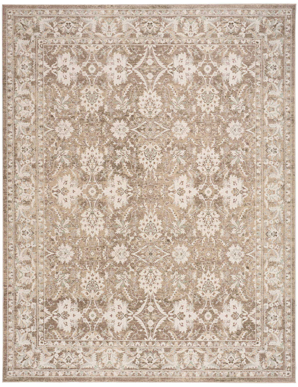 Soft Mist SMI04 Mocha Ivory Rug - Rectangle