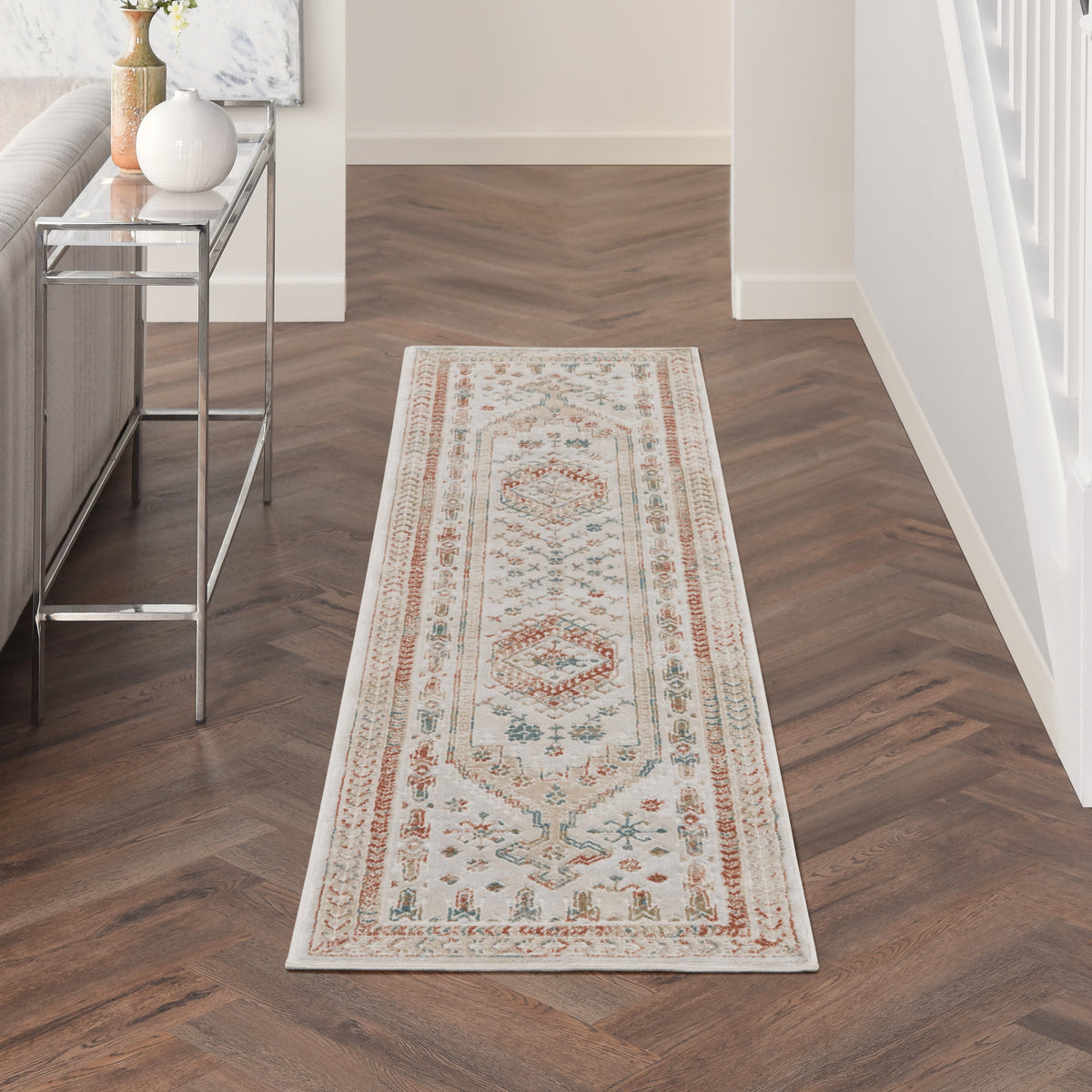 Thalia THL04 Beige Multicolor Rug - room scene