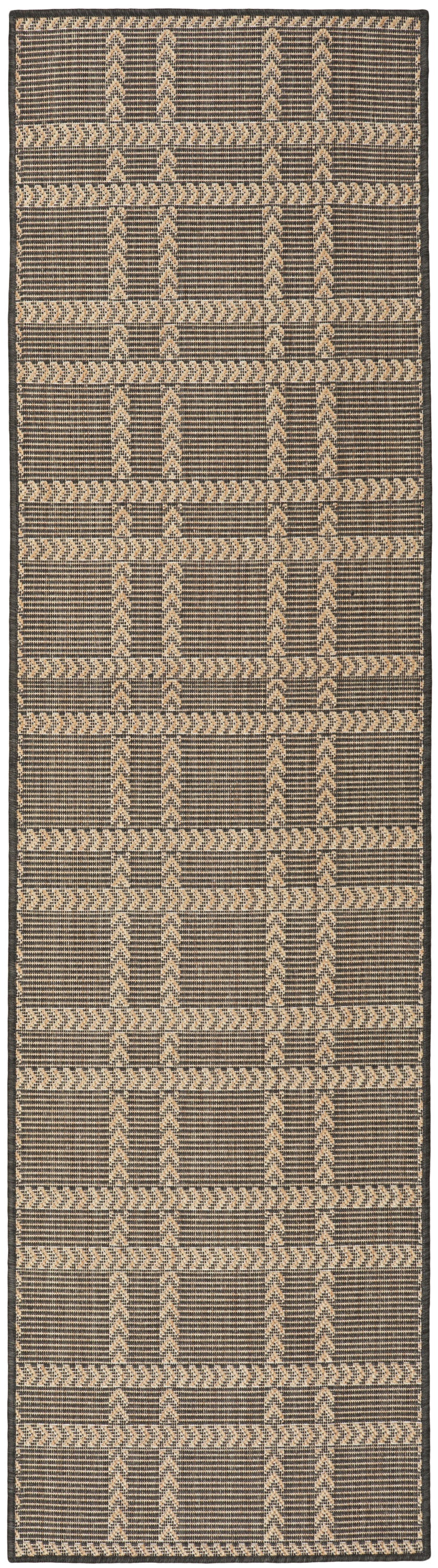 Horizon Indoor/Outdoor HOZ04 Charcoal Rug - Runner