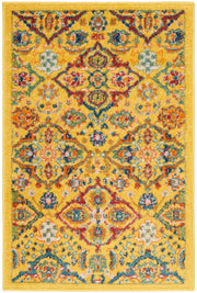 Allur ALR03 Yellow Multicolor Rug - Rectangle