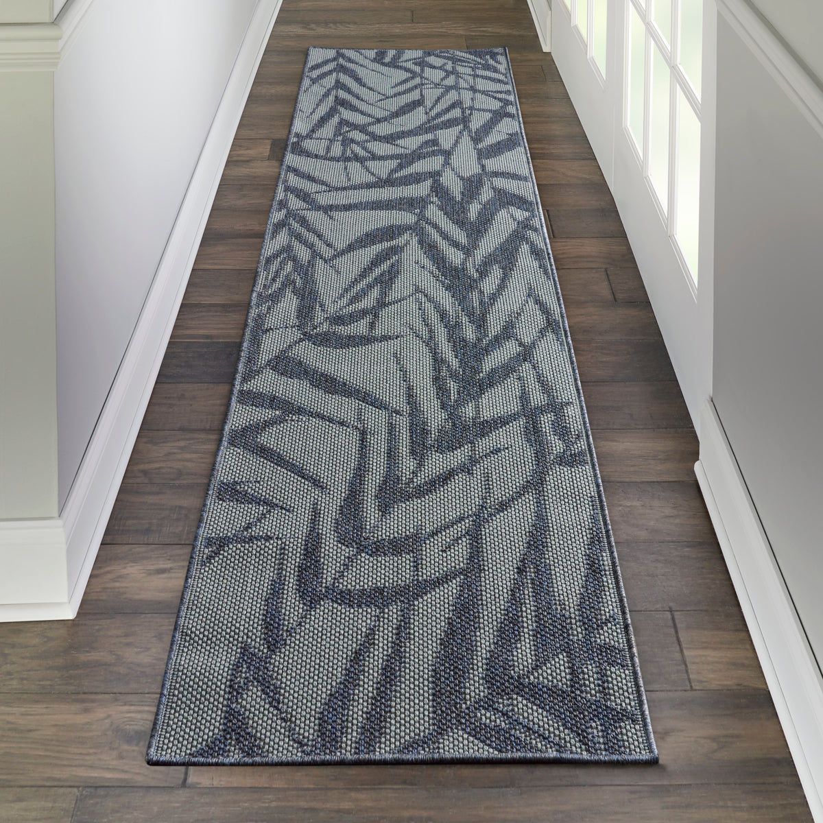 Aruba ARB06 Light Blue Slate Rug - room scene