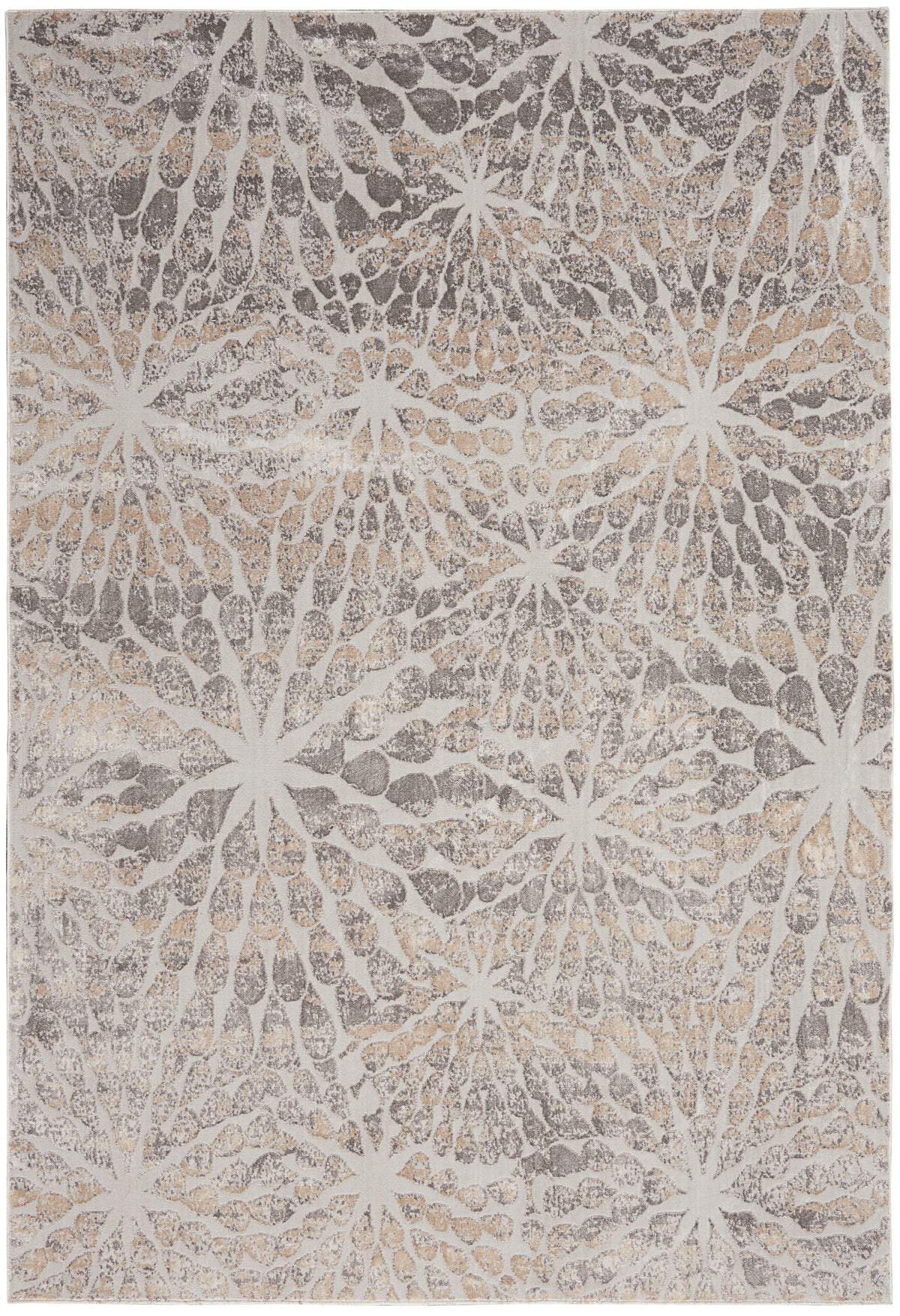 Silky Textures SLY07 Ivory Beige Rug - Rectangle