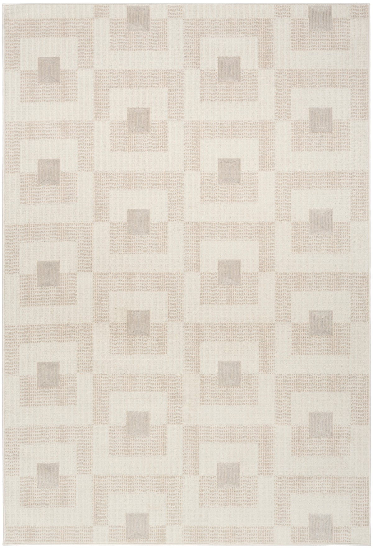 Nordic NRC05 Ivory Beige Rug - Rectangle