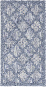 Easy Care NES01 Denim Blue Rug - Rectangle