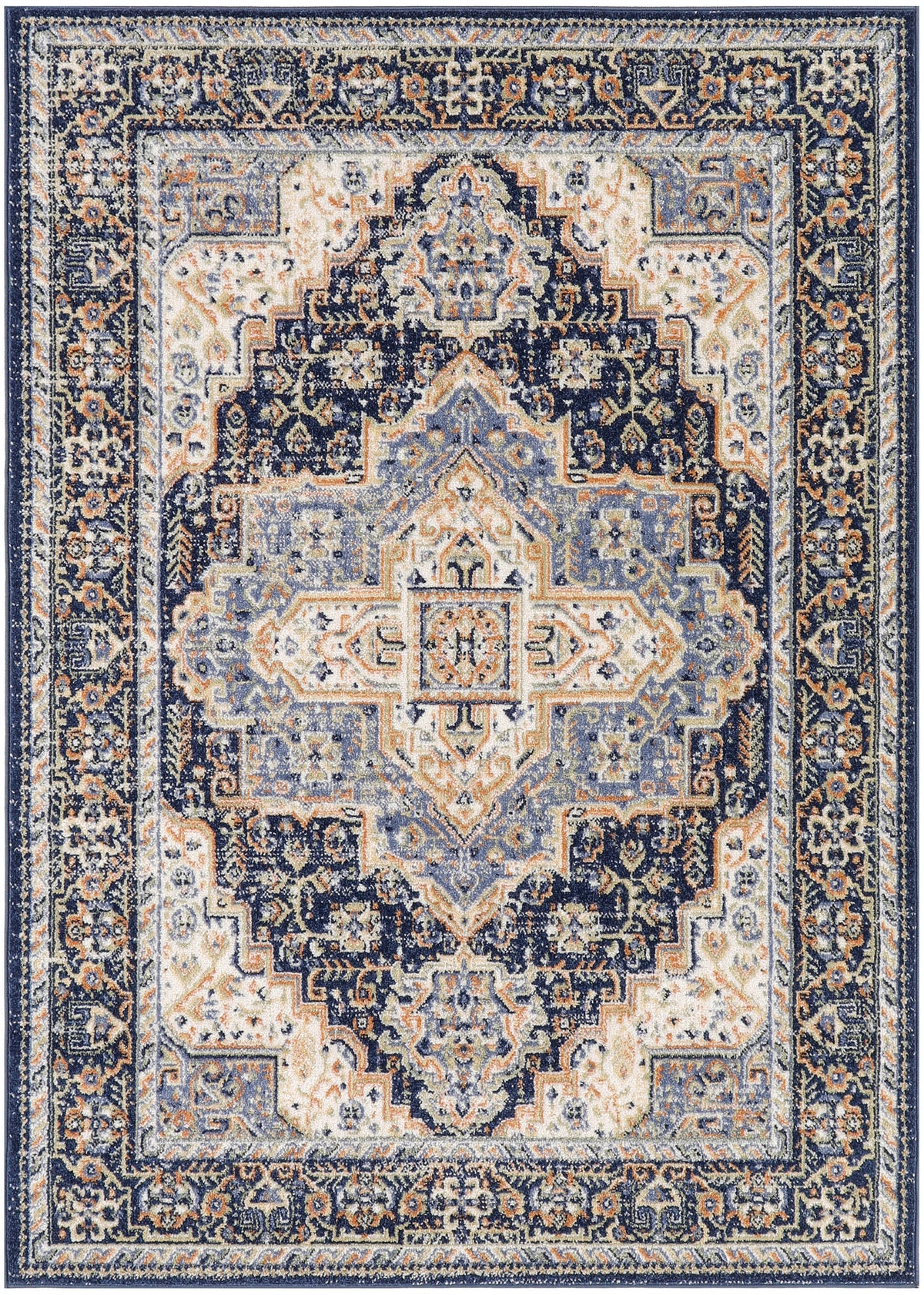 Nourison Essentials Persian NRE07 Navy Rug - Rectangle