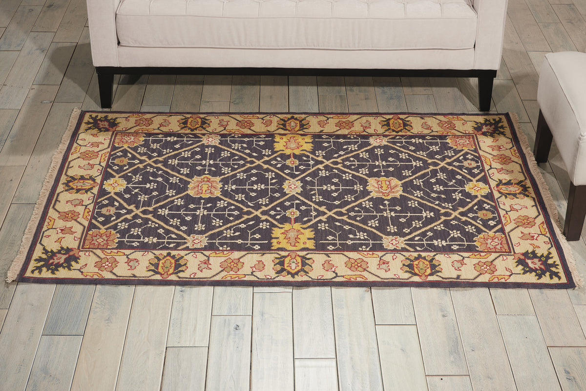Nourmak S145 Indigo Rug - room scene