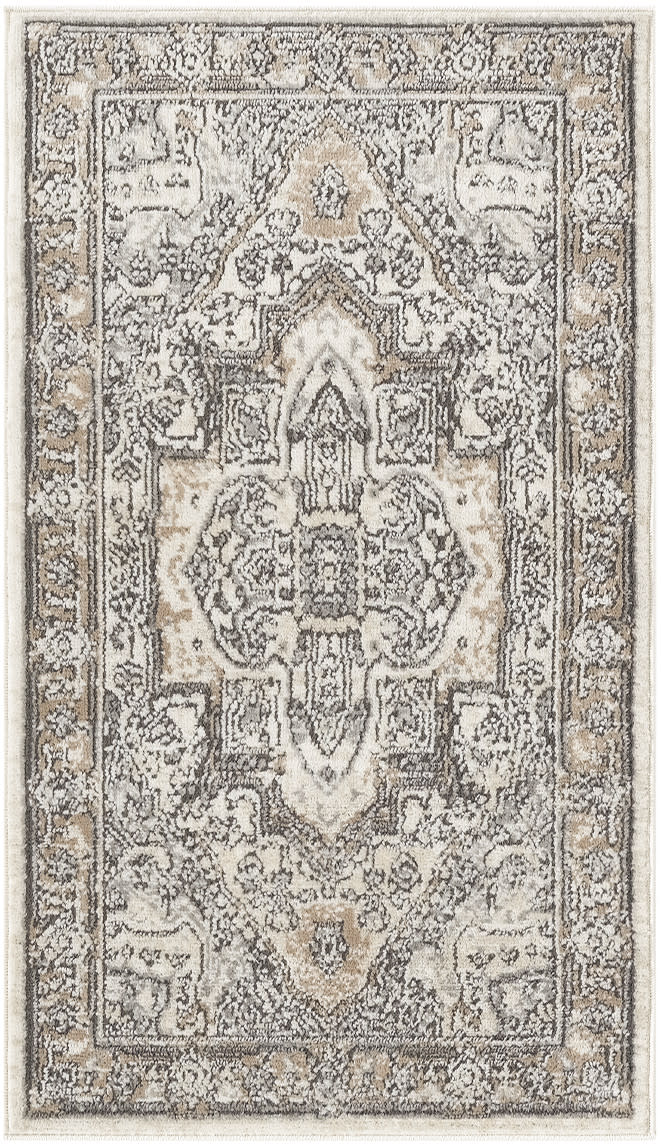 Quarry QUA18 Ivory Grey Taupe Rug - Rectangle