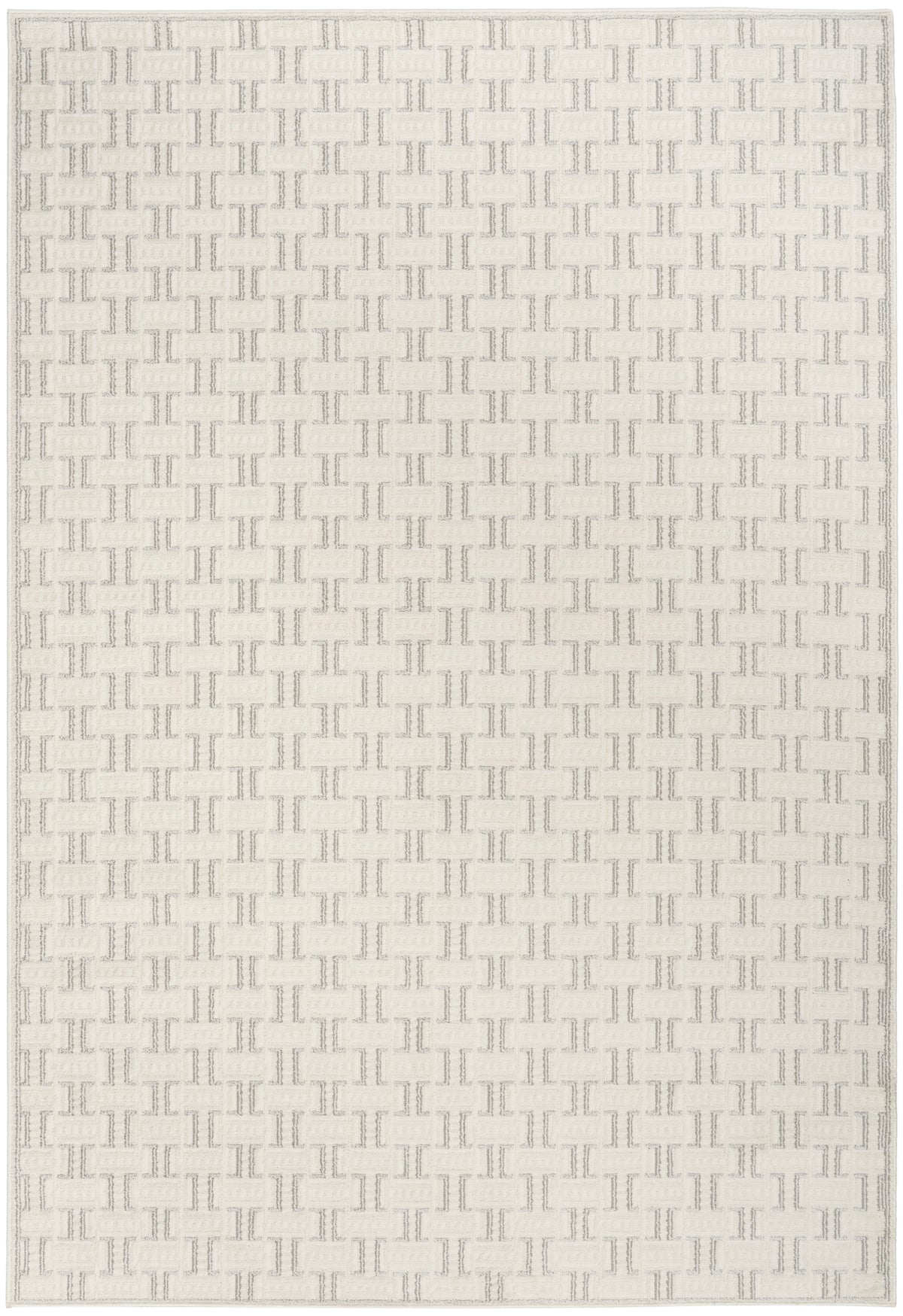 Nordic NRC01 Ivory Grey Rug - Rectangle