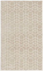 Washable Charm WCH01 Silver Ivory Rug - Rectangle