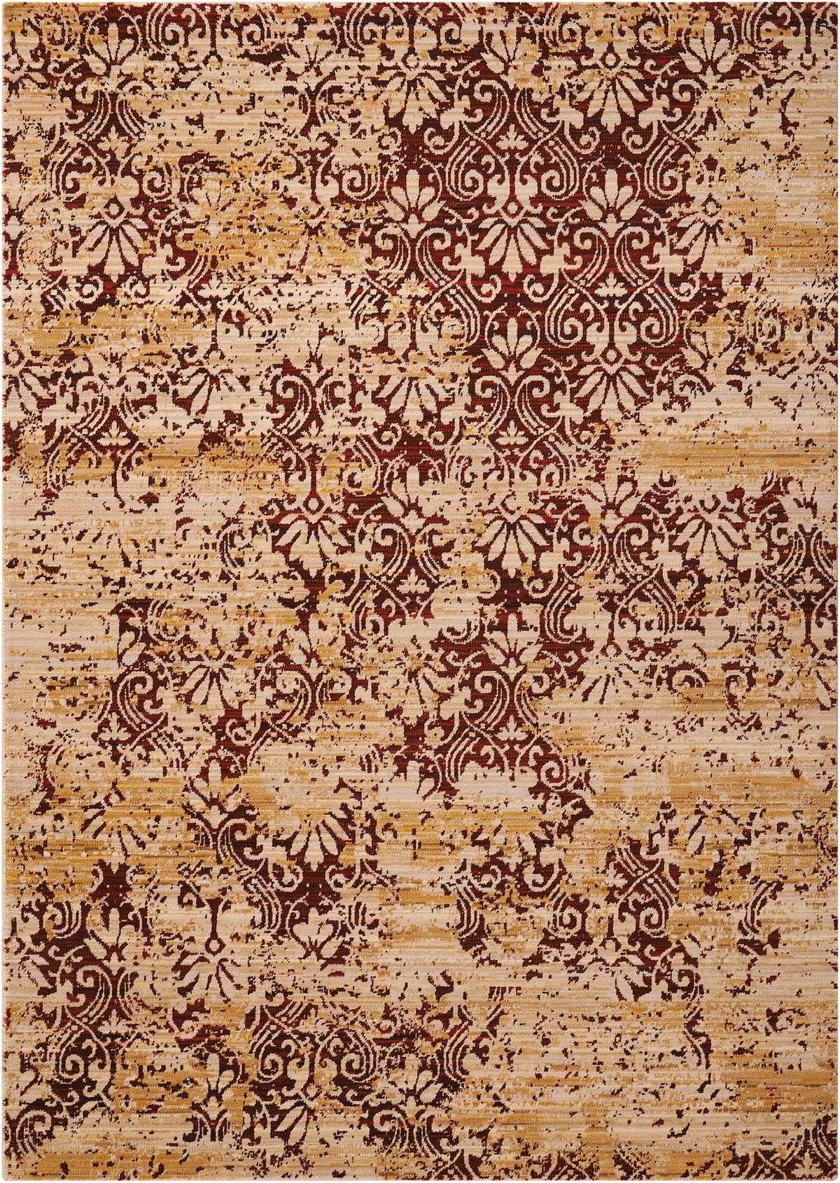 Rhapsody RH005 Gold Garnet Rug - Rectangle
