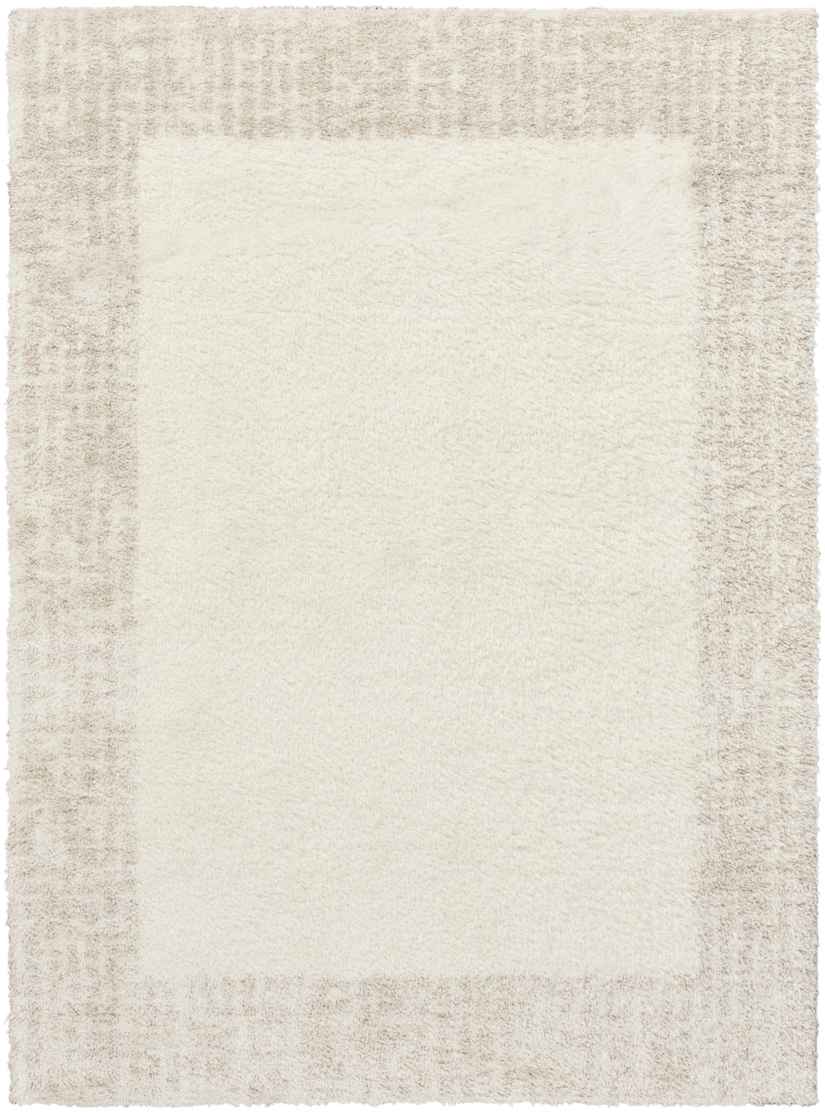 Pacific Shag PCS02 Ivory Beige Rug - Rectangle